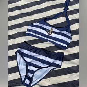 Nautical Striped Women’s Bikini NWOT